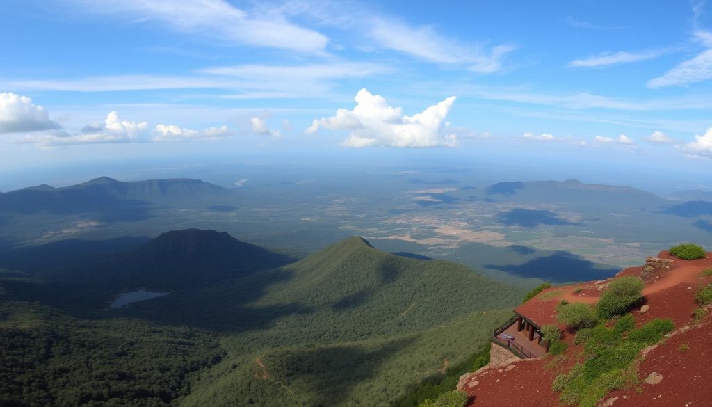 Ngorongoro Crater view during Tanzania honeymoon safari