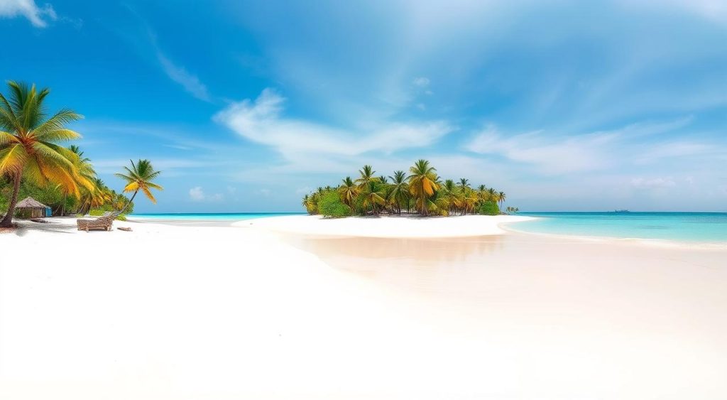 Pristine white sand beach with turquoise waters on Pemba Island Pristine white sand beach with turquoise waters on Pemba Island