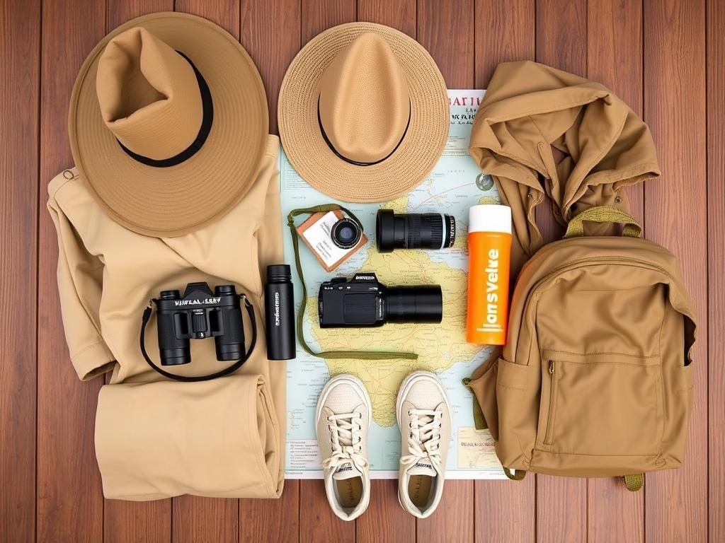 Safari packing essentials for Tanzania wildebeest migration safari