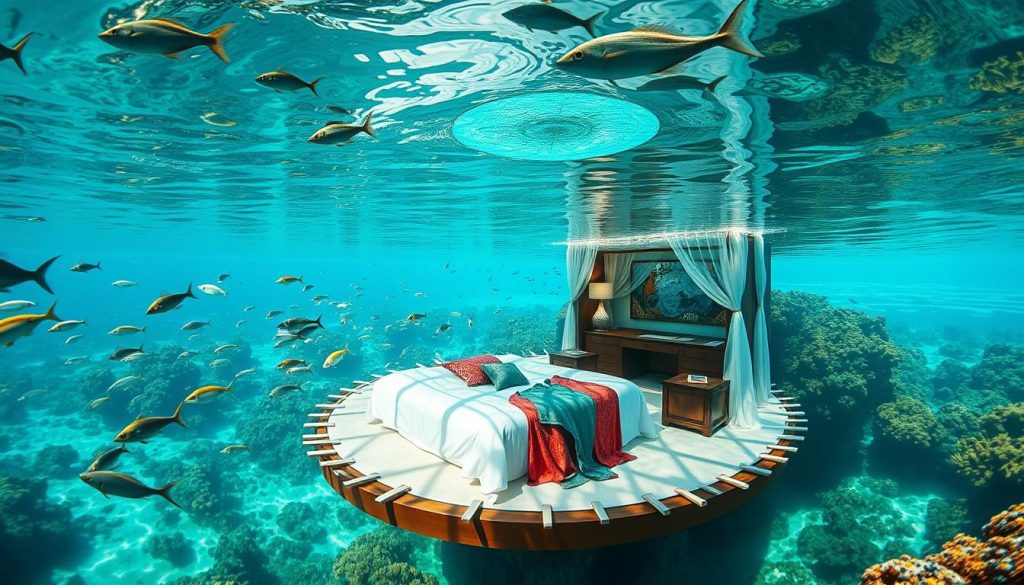 The Manta Resort underwater room on Pemba Island