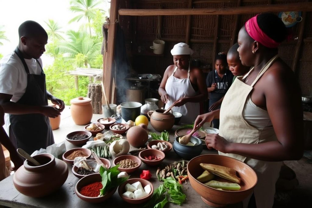 Traditional Zanzibari cooking class with local ingredients and techniques