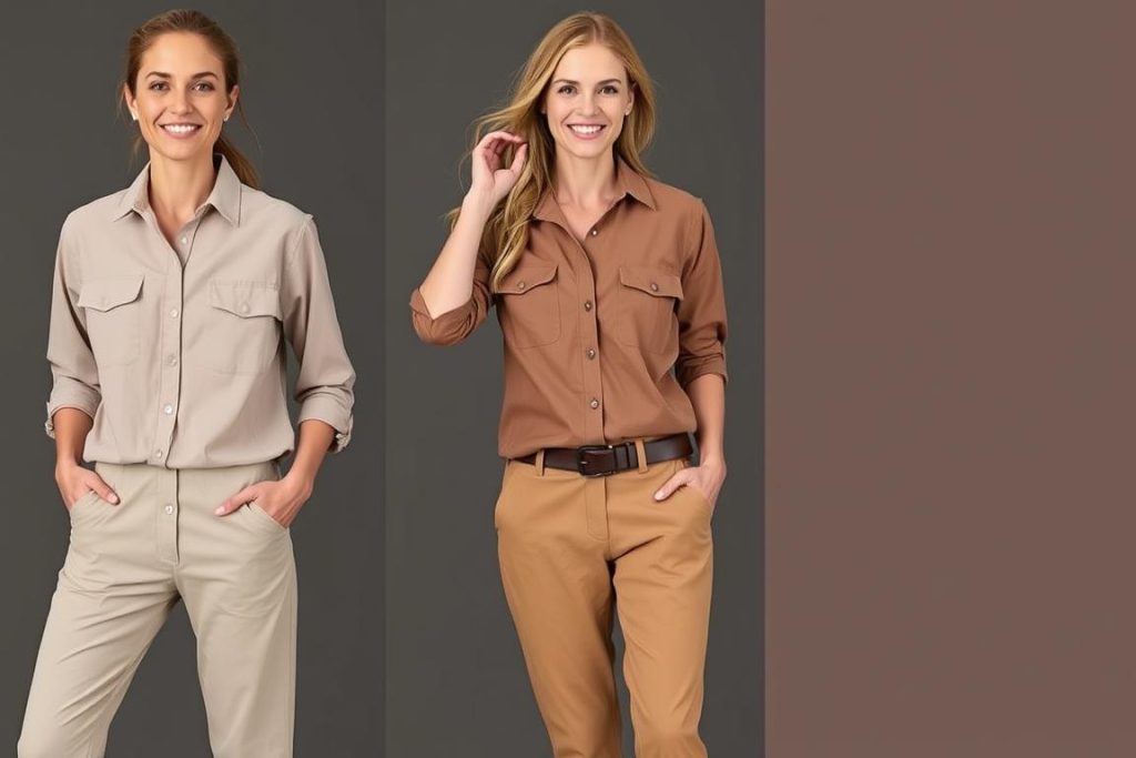 Woman wearing REI Co-op safari-appropriate clothing
