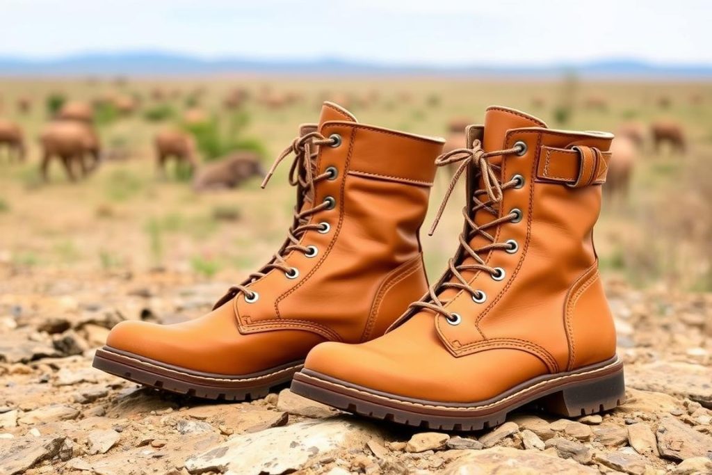 Women's safari boots suitable for walking safaris